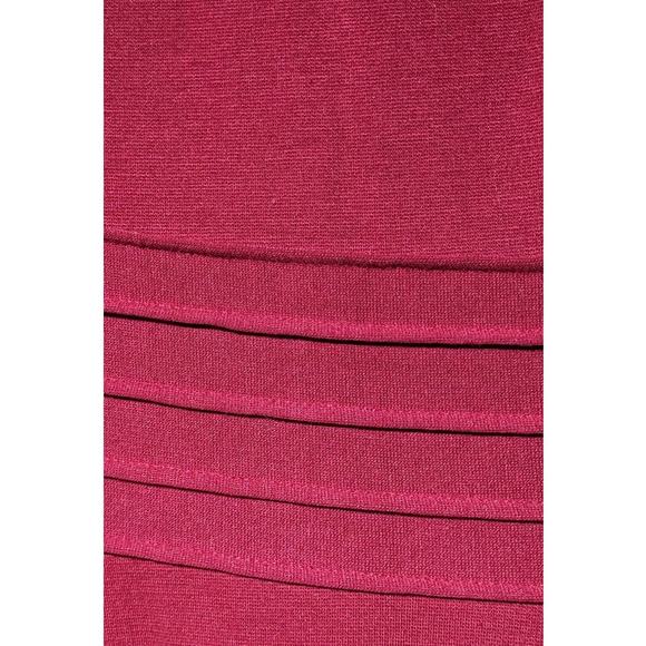 41Hawthorn Burgundy Dita Sleeveless Ponte Knit Tuck Pleated NWT Womens Sz M - Picture 9 of 15